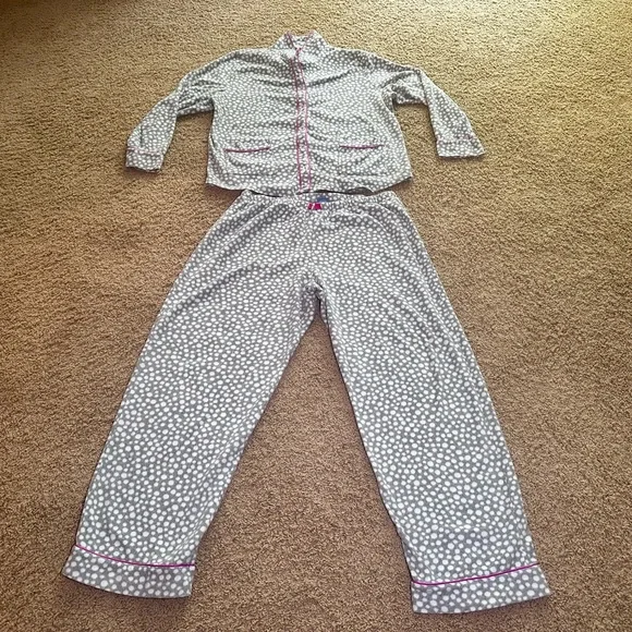 Simply Vera Vera Wang Polka Dot Pajama Set with Pink Accents - Picture 4 of 8